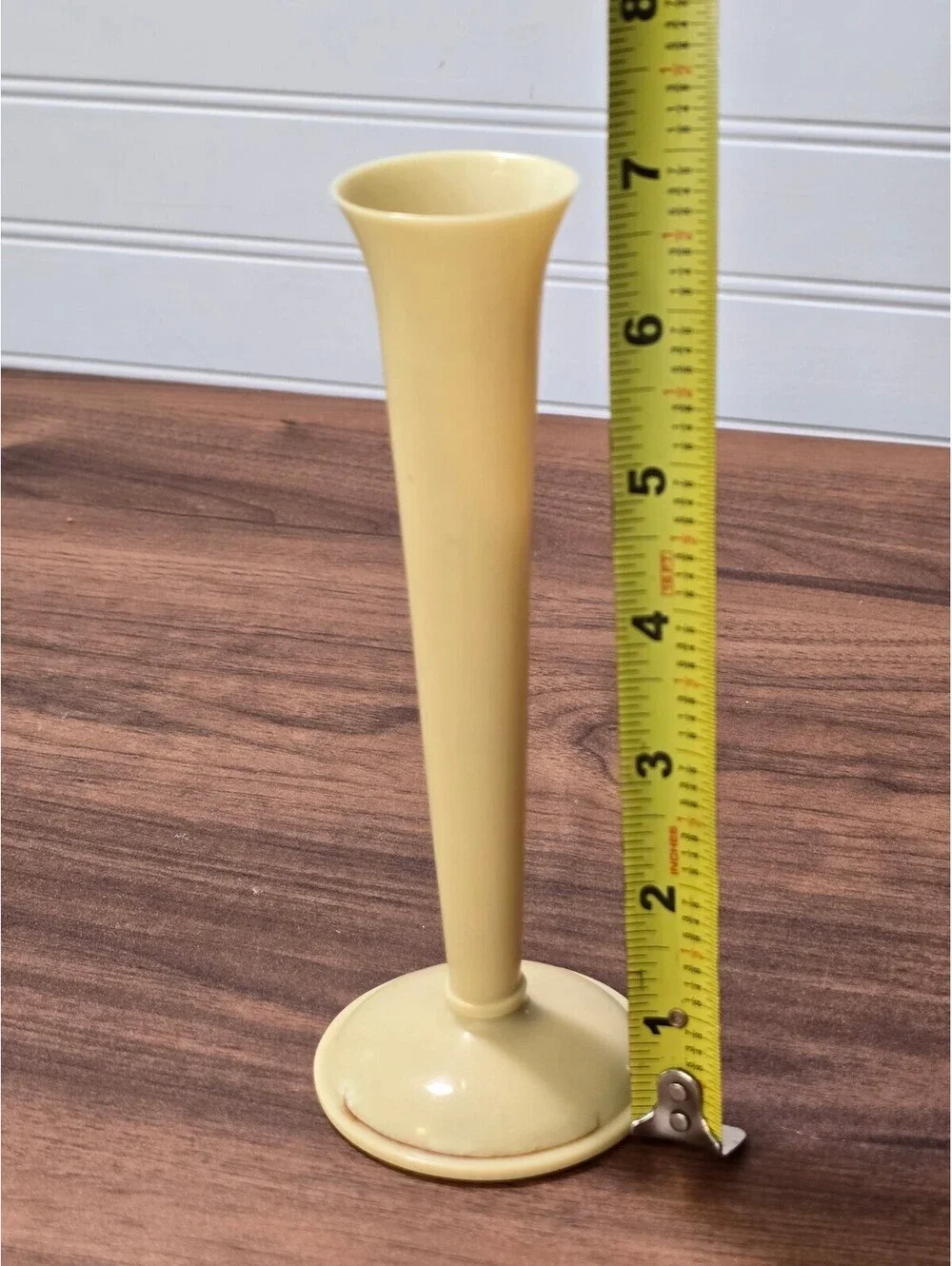 Vintage Cream Celluloid Bud Vase 9